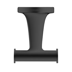 Изображение товара Двойной крючок Duravit Starck T 0099304600 черный матовый настенный латунь