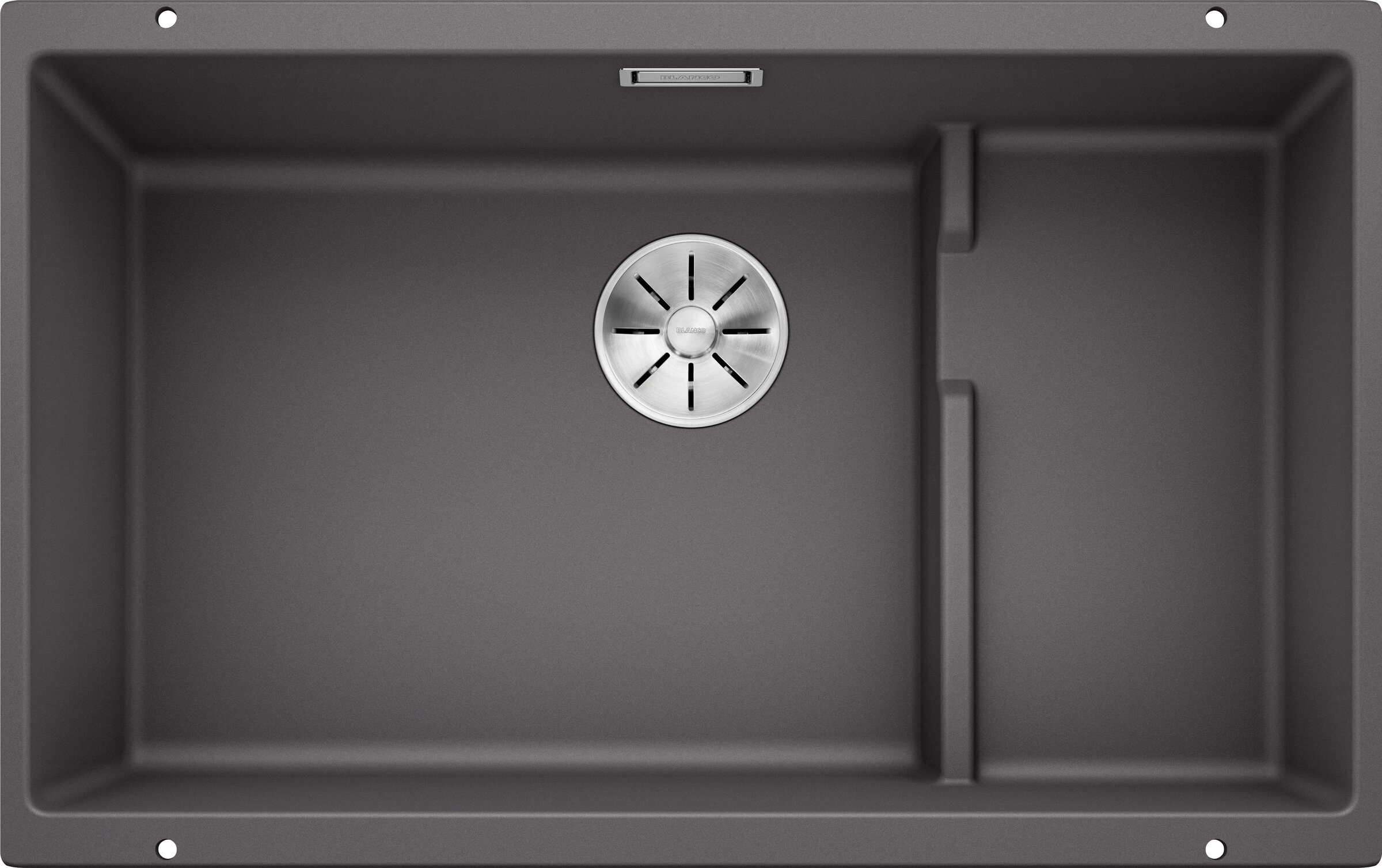 Изображение товара Кухонная мойка Blanco Subline 700-U Level темная скала с двумя уровнями