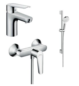 Изображение товара Комплект смесителей Hansgrohe Logis E, 71177000+71610000+26532400, хром