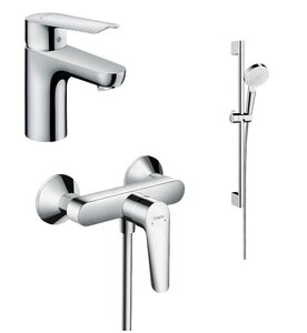 Изображение товара Комплект смесителей Hansgrohe Logis E, 71178000+71610000+26532400, хром