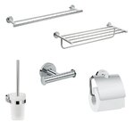 Набор Hansgrohe Logis Universal 41728000 Accessories (5 в 1), хром - фото 1 Набор Hansgrohe Logis Universal 41728000 Accessories (5 в 1), хром - фото 1