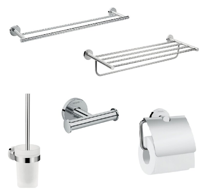 Изображение товара Набор Hansgrohe Logis Universal 41728000 Accessories (5 в 1), хром Изображение товара Набор Hansgrohe Logis Universal 41728000 Accessories (5 в 1), хром
