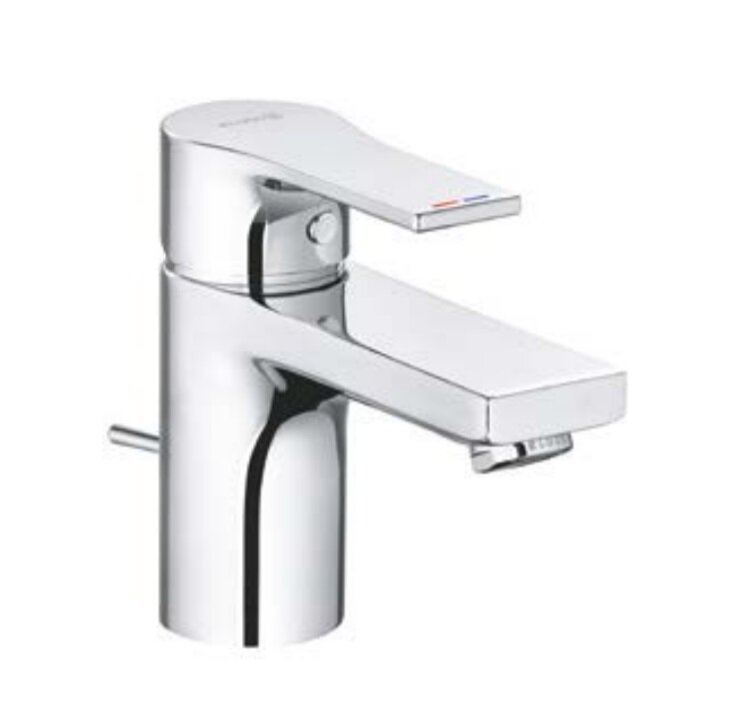 Изображение товара Смеситель Kludi Zenta Sl 482600565 для раковины 75, донный клапан, хром