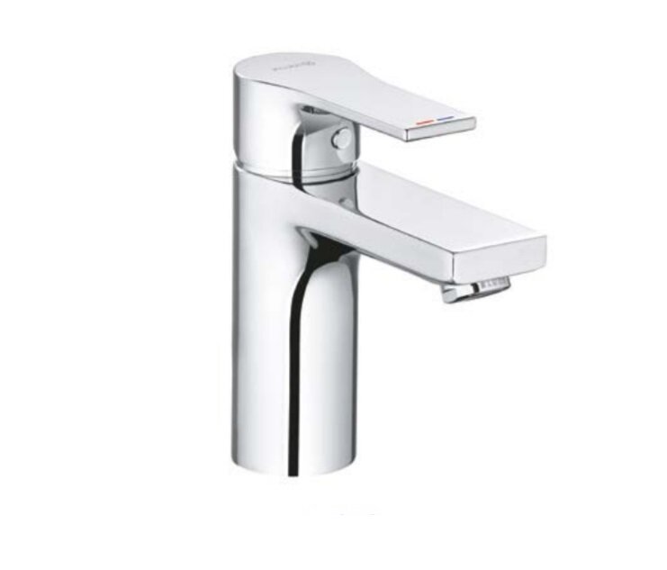 Изображение товара Смеситель Kludi Zenta Sl 482980565 для раковины 100, донный клапан Push-Open, хром