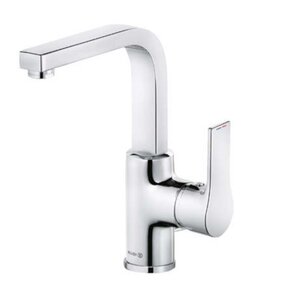 Изображение товара Смеситель Kludi Zenta Sl 480270565 для раковины с боковым управлением, донный клапан, хром