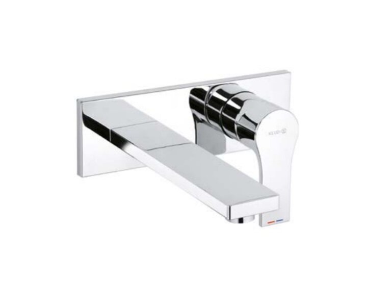 Изображение товара Настенный смеситель для раковины Kludi Zenta Sl 482470565 хром с изливом 18 см