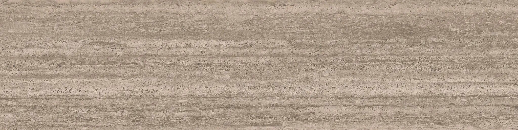 Изображение товара Ступень, керамогранит Kerama Marazzi Про Травертин KM6012G0771RGCF, 33 x 119.5 см, фронтальная, тёмно-бежевый