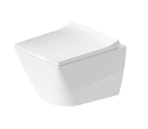 Изображение товара Подвесной унитаз Duravit Viu 2573090000 безободковый, без покрытия, белый