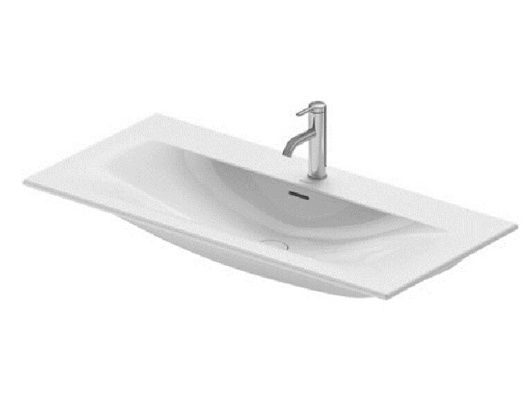 Изображение товара Раковина Duravit Viu 2344100000 103 x 49 х 10 см мебельная Изображение товара Раковина Duravit Viu 2344100000 103 x 49 х 10 см мебельная