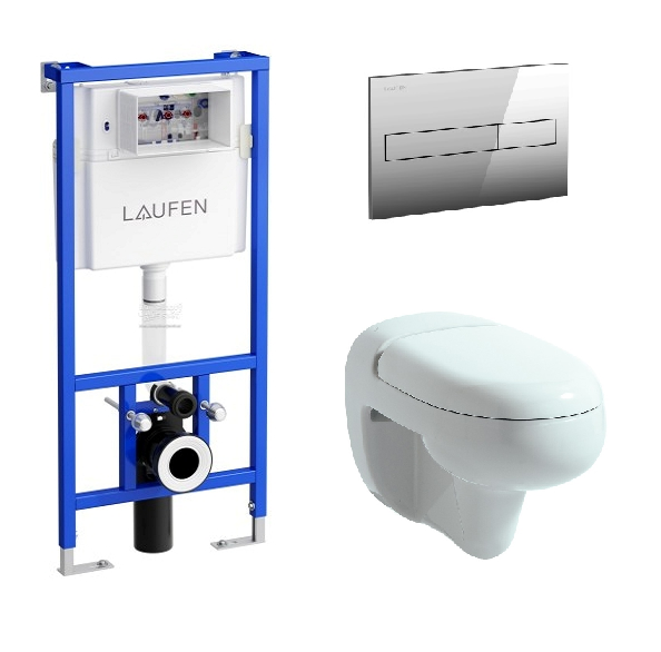 Изображение товара Комплект инсталляции Laufen Florakids 8.2003.1.000.000.1 с унитазом и микролифтом
