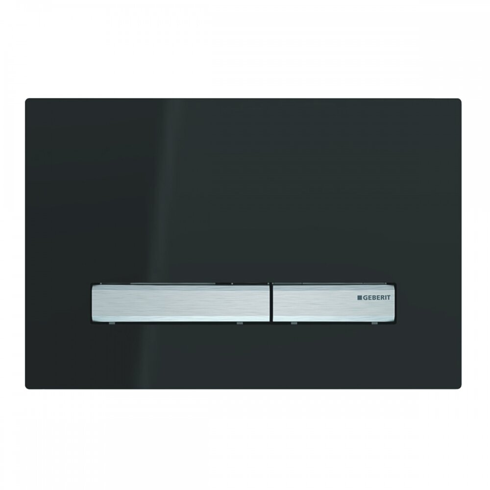 Изображение товара Клавиша Geberit Sigma Type 50 115.788.DW.2, двойной смыв, цинковое литье, черный