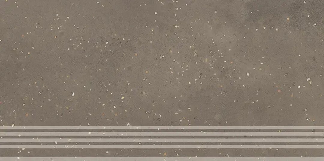 Изображение товара Ступень, керамогранит Kerama Marazzi Пунтум KM6060G1221R8GRF, 30 x 60 см, коричневый