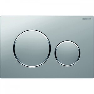 Изображение товара Клавиша смыва Geberit Sigma 20, 115.882.JQ.1, двойной смыв, глянцевый хром (не оставляет отпечатки пальцев)