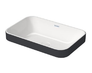 Изображение товара Раковина Duravit Happy D.2 Plus 60 x 40 см антрацит матовый/белый