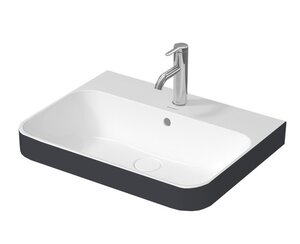 Изображение товара Раковина Duravit Happy D.2 Plus 2360606100 60x46 см антрацит матовый/белый
