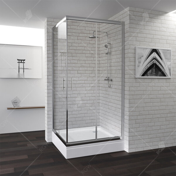 Изображение товара Душевой уголок RGW PA-31 90x90 см с прозрачным стеклом и хром-профилем
