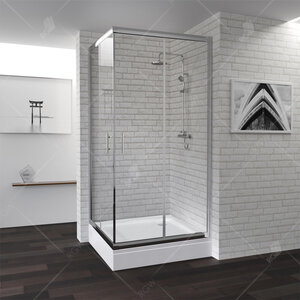 Изображение товара Душевой уголок RGW PA-31, 90 х 90 см, стекло прозрачное, профиль хром, 02083199-11