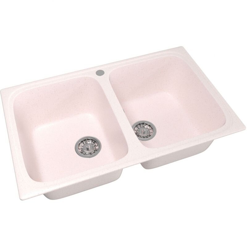 Изображение товара Кухонная мойка Mixline врезная светло-розового цвета 77.5х50.5х20 см Изображение товара Кухонная мойка Mixline врезная светло-розового цвета 77.5х50.5х20 см