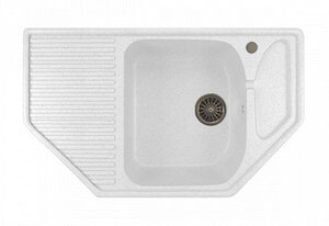 Изображение товара Кухонная мойка Mixline ML-GM24 341 молочный искусственный камень врезная 78х49 см