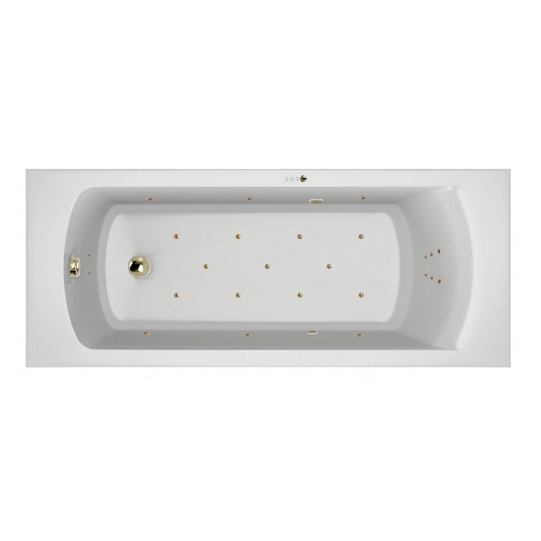 Изображение товара Гидромассажная акриловая ванна Jacob Delafon Ove E60143RU-00 ULTRA BR, 180 x 80 см, белая, форсунки бронза Изображение товара Гидромассажная акриловая ванна Jacob Delafon Ove E60143RU-00 ULTRA BR, 180 x 80 см, белая, форсунки бронза