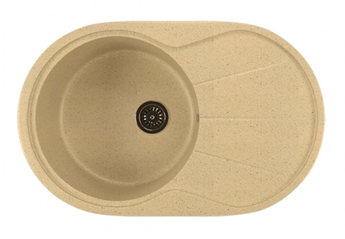 Изображение товара Кухонная мойка Mixline ML-GM29 75х48 см искусственный камень бежевый