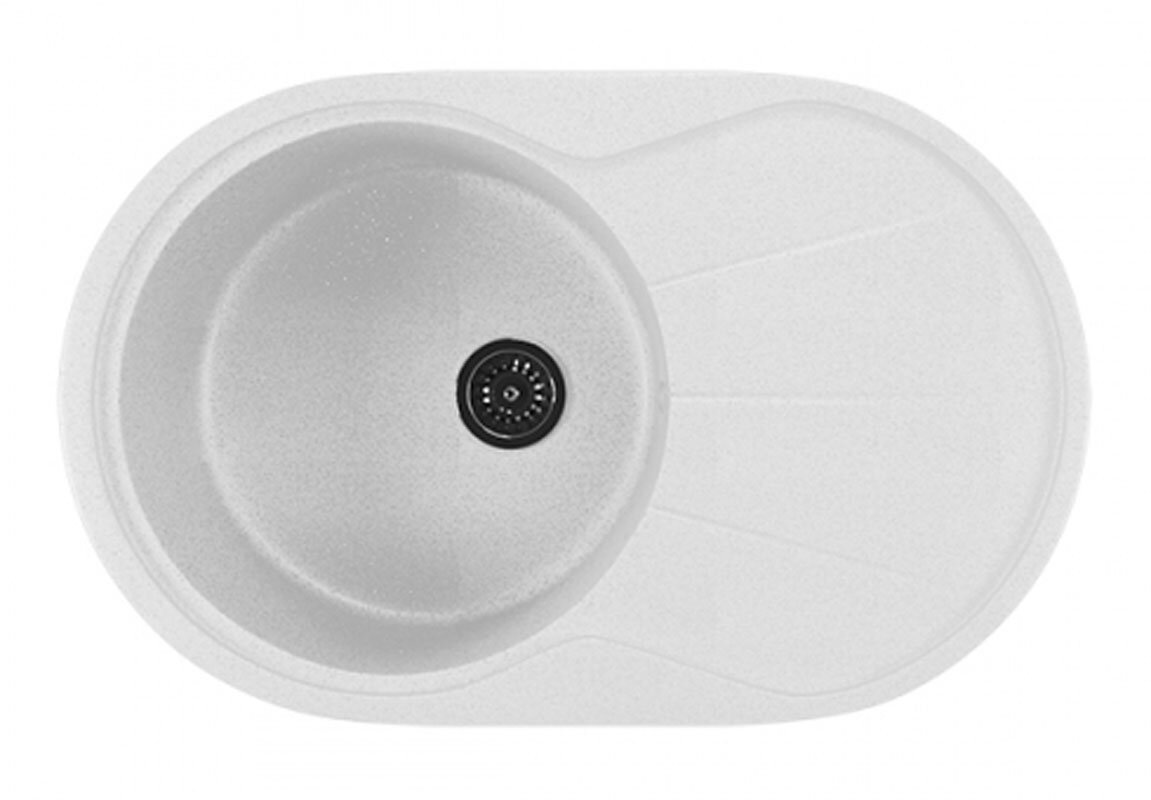 Изображение товара Кухонная мойка Mixline ML-GM29 75х48 см из искусственного камня белая Изображение товара Кухонная мойка Mixline ML-GM29 75х48 см из искусственного камня белая