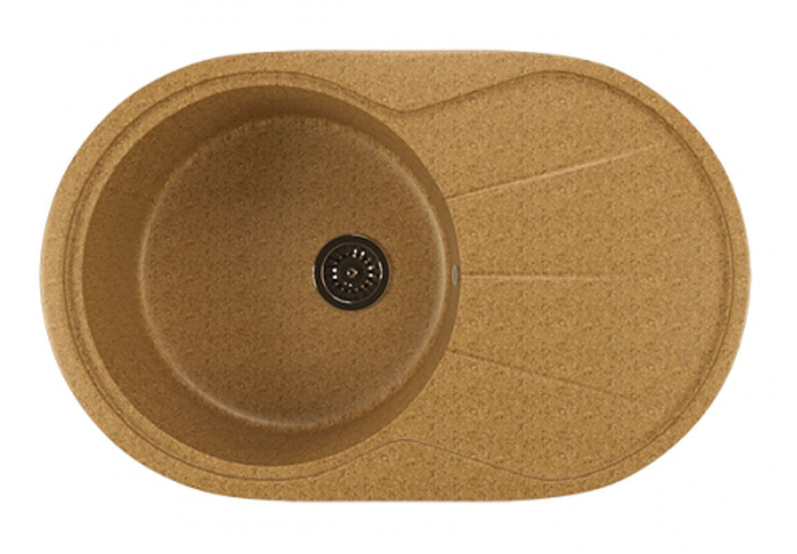 Изображение товара Кухонная мойка Mixline ML-GM29 302 из искусственного мрамора, 75 х 48 см