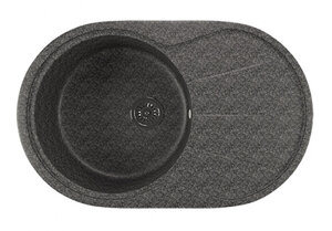 Изображение товара Кухонная мойка Mixline ML-GM29 75x48 см искусственный камень темно-серая врезная