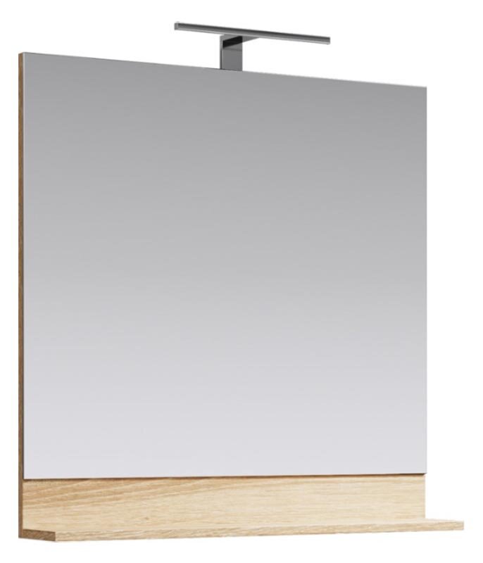 Изображение товара Зеркало Aqwella Фостер с подсветкой 80x80 см, бежевый, встраиваемое