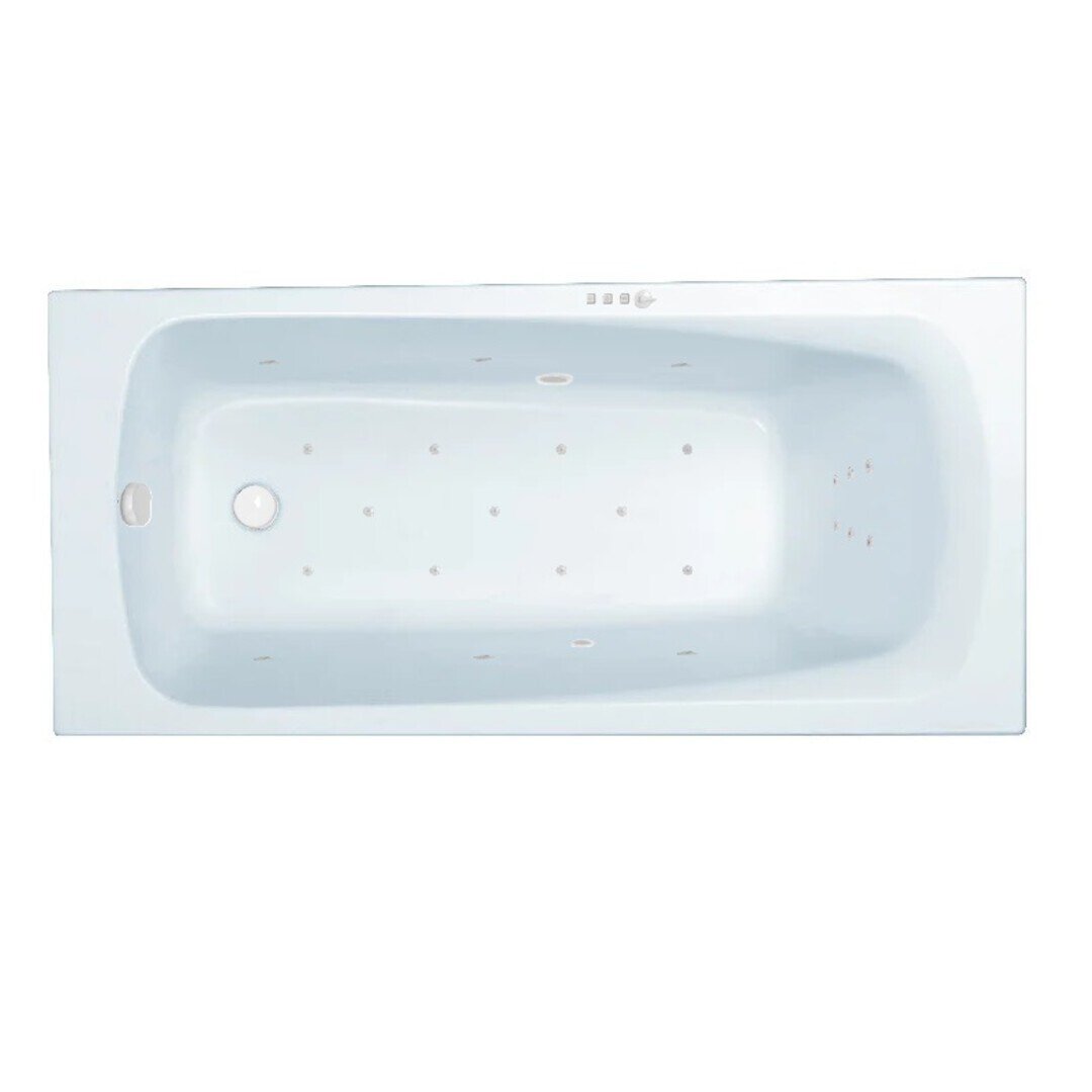 Изображение товара Гидромассажная акриловая ванна Jacob Delafon Patio E6810RU-01 ULTRA WH, 150 х 70 см, каркас в подарок, белая, форсунки белые Изображение товара Гидромассажная акриловая ванна Jacob Delafon Patio E6810RU-01 ULTRA WH, 150 х 70 см, каркас в подарок, белая, форсунки белые