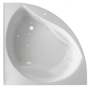 Изображение товара Гидромассажная акриловая ванна Jacob Delafon Presquile E6045RU-00 ULTRA WH, 145 х 145 см, угловая, белая, форсунки белые