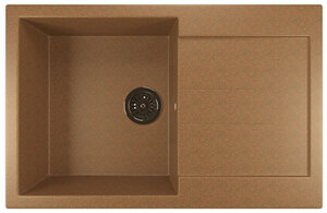 Изображение товара Кухонная мойка Mixline ML-GM31 терракотовая матовая 77x49.5 см