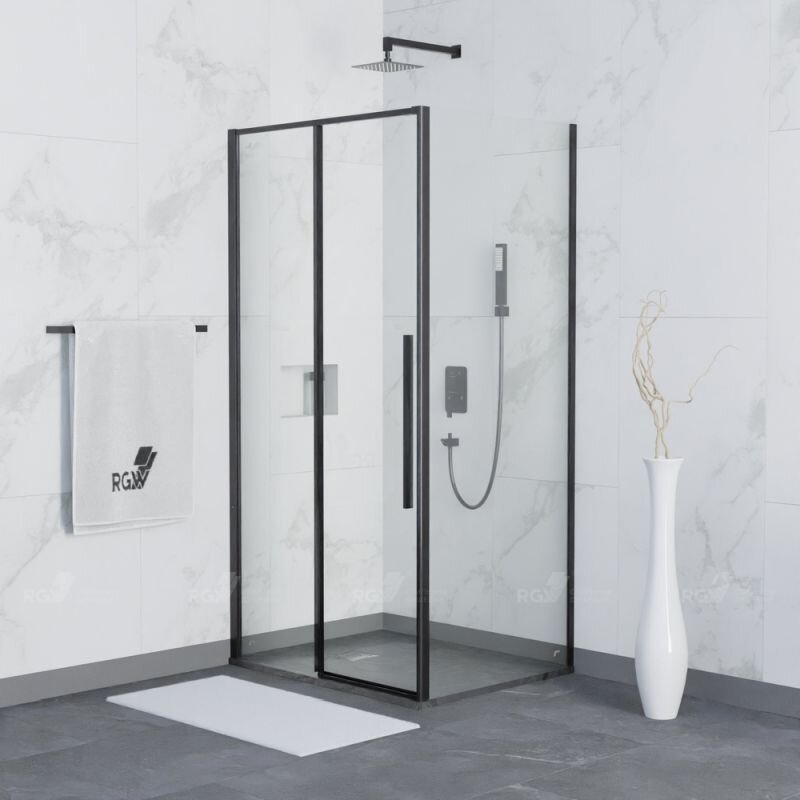 Изображение товара Душевой уголок RGW SV-42-B 120x80 см, прямоугольный, черный профиль Изображение товара Душевой уголок RGW SV-42-B 120x80 см, прямоугольный, черный профиль