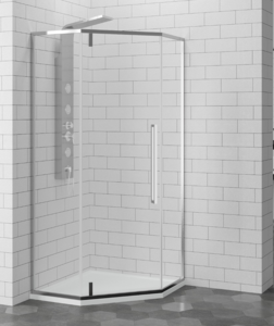 Изображение товара Душевой уголок RGW SV-81 100х100 см с распашными дверями хром Германия