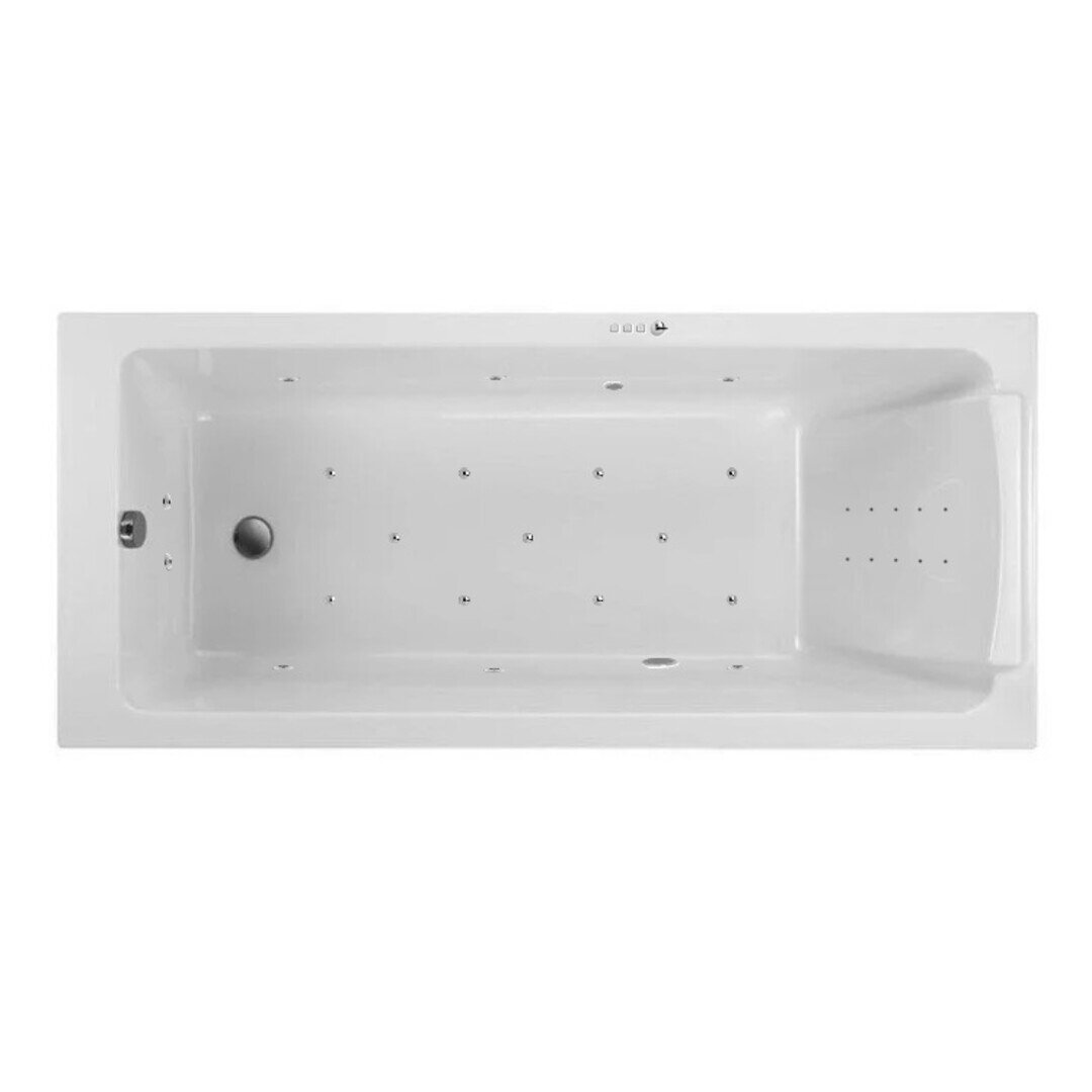 Изображение товара Гидромассажная акриловая ванна Jacob Delafon Sofa E60515RU-01 ULTRA NANO CR, 170 x 75 см, каркас в подарок, белая, форсунки хром Изображение товара Гидромассажная акриловая ванна Jacob Delafon Sofa E60515RU-01 ULTRA NANO CR, 170 x 75 см, каркас в подарок, белая, форсунки хром