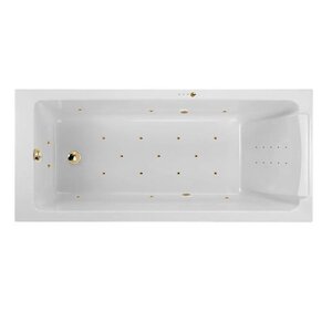 Изображение товара Гидромассажная акриловая ванна Jacob Delafon Sofa E60515RU-01 ULTRA NANO GL, 170 x 75 см, каркас в подарок, белая, форсунки золото