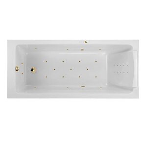 Изображение товара Гидромассажная акриловая ванна Jacob Delafon Sofa E6D300RU-00 ULTRA NANO GL, 150 x 70 см, белая, форсунки золото