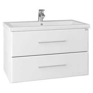 Изображение товара Тумба под раковину СаНта Омега 207005, 80 см, подвесная, цвет белый