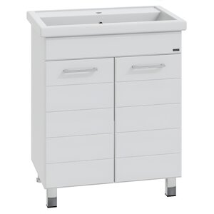 Изображение товара Тумба под раковину СаНта Омега 207037, 70 см, напольная, цвет белый