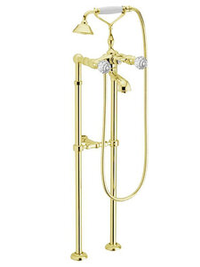 Изображение товара Смеситель Webert Karenina KA720801010 для ванны напольный, золото