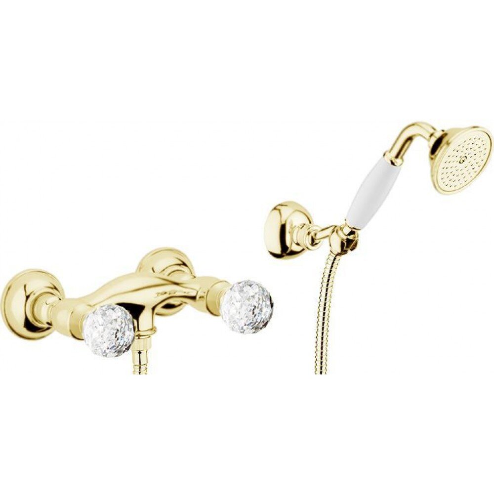 Изображение товара Смеситель для душа Webert Karenina KA760101010 с ручным душем золото Италия
