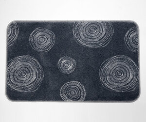 Изображение товара Kovrik WasserKraft Eidar BM-3302 напольный для ванной 75x45 см серый черный