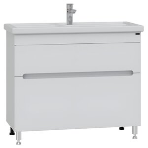 Изображение товара Тумба под раковину СаНта Лондон 224009л, 10 см, напольная, цвет белый