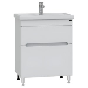 Изображение товара Тумба под раковину СаНта Лондон 224006л, 70 см, напольная, цвет белый