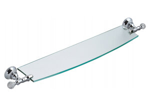 Изображение товара Полочка Webert Karenina KA500701015 стеклянная 73 см с кристаллами Swarovski хром