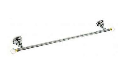 Изображение товара Держатель полотенец KA500601017 Webert Karenina 50 см хром/золото с кристаллами Swarovski