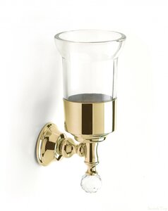 Изображение товара Стакан для зубных щеток Webert Karenina KA500301010 8 cм, золото