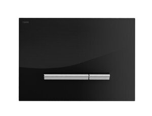 Изображение товара Клавиша смыва MEPA Sirius B New 421751 для унитаза, двойной смыв для А31/E31, стекло, черный