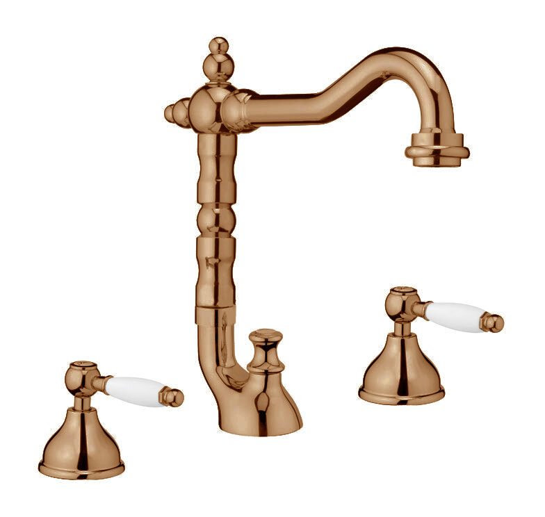 Изображение товара Смеситель Webert Dorian DO750202065 для раковины, на 3 отверстия, бронза