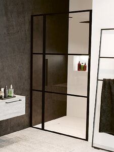 Изображение товара Душевая дверь в нишу Riho Grid XL 130x200 см с покрытием RIHO SHIELD